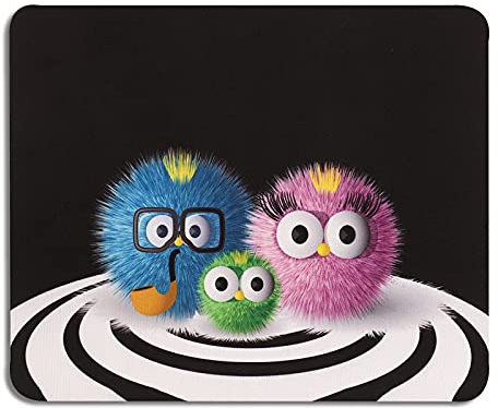 AOKSUNOVA Alfombrilla de ratón con Motivo Gaming and Office Mousepad para portátil, Ordenador PC, 240 × 200 × 2 mm, pequeña, Colorida