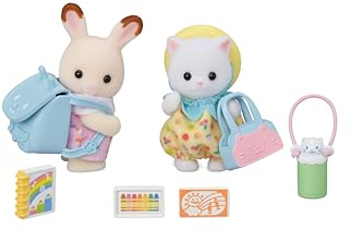 Sylvanian Families - 5747 Erlebniskindergarten Freunde “Sonnenschein” - Figuren für Puppenhaus