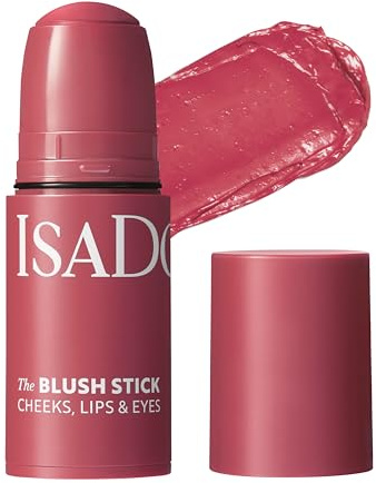 Isadora The Blush Stick 44 Coral Rose - Blush in Stick, Multiuso, Formula Cremosa, Finish Fresco e Naturale, Vegan