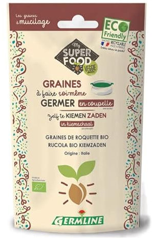 Germ'line - Graines À Germer Bio Roquette 100G - Lot De 3