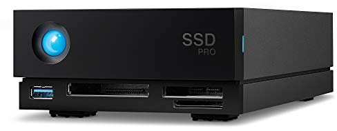 LaCie 1big Dock SSD Pro de 4TB, Unidad De AcoplamienTB SSD, Para PC Mac iPad & iPhone, Data Rescue Service (STHW4000800)