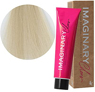 The Imaginary Colors | Coloración Permanente Vegana con Ácido Hialurónico | Cobertura 100% | Superaclarantes 10-1S Rubio muy Claro Natural Ceniza - 100 ml (Pack de 3 uds.)