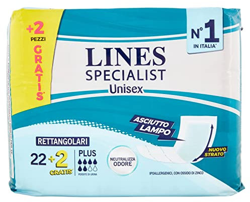 Lines Specialist Inkontinenzschutz, Erwachsenenwindel, 24 Stück, 1 x 800 g