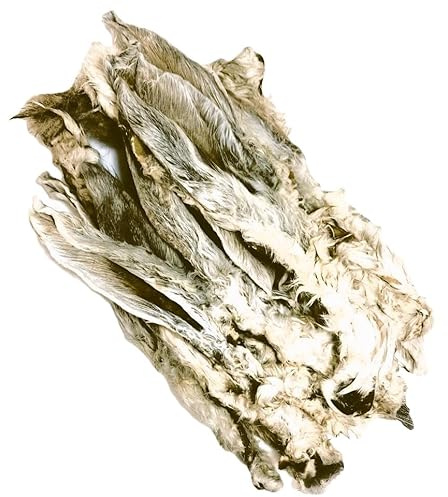 Maltbys' Stores 200g Rabbit Ears with Hair (Fur) 100% Natural Dog Treat Chews [SLD]