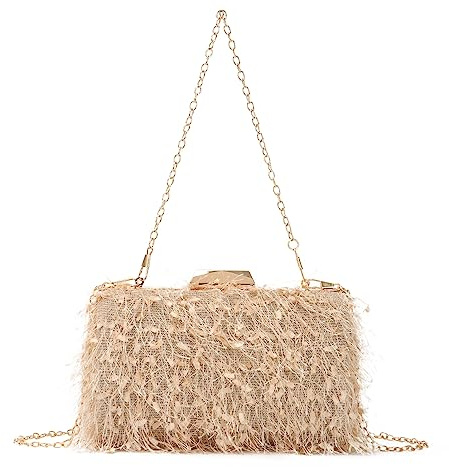 LHHMZ Women Elegance Tassel Clutch Bag Stylish Shoulder Bag Wedding Party Bag Valentines Gift Bags