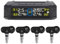 Tire Pressure Monitoring System, TPMS Solar Wireless Tyre Pressure Monitor with LCD Display, 6 Alarm Modes & 4 Internal Sensors, Real-time Display Tire Pressure Monitoring System