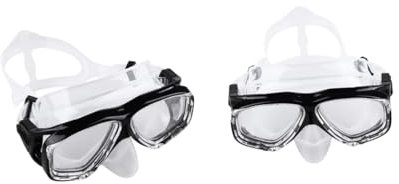 TOGEVAL Robuste Tauchmaske Aus Gehärtetem Glas Schnorchel-tauchbrille Flexibles Silikon Für Männer Und Frauen