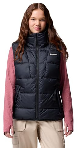 Columbia Damen Pike Lake™ III Vest Pufferweste, Bodywarmer, Schwarz, L EU