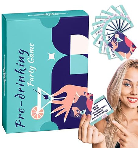 Zasdvn Trinkspielkarten für Erwachsene, Trinkspiel für den Junggesellenabschied, Spezielle Deck-Kartenspiele für mehrere Spieler, Trinkspiele fördern die Freundschaft. Spielkartendecks für Familie,