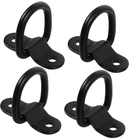 Vaguelly 4pezzi Anelli Di Ancoraggio Alta Resistenza Per Carichi Pesanti Inclusi Anelli Per Rimorchi e Camion Con Viti Per Fissaggio Sicuro e Duraturo