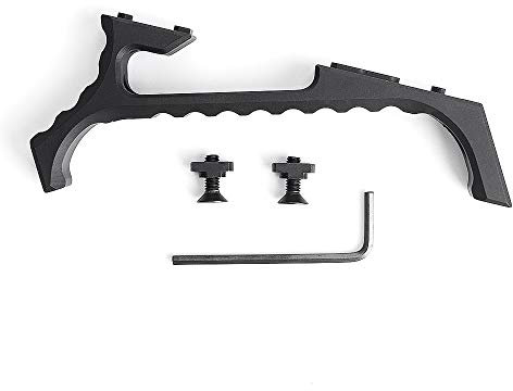 SBGJMY VP23 Tattica Mlok Impugnatura Frontale,Alluminio Link Curvo Arresto Della Mano Angolato Foregrip Accessori per il Sistema di Guida Mlok Handguard