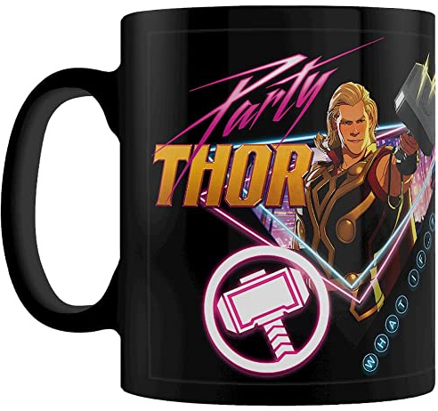 Thor What If Party Coffee Mug Tafelbecher Schwarz