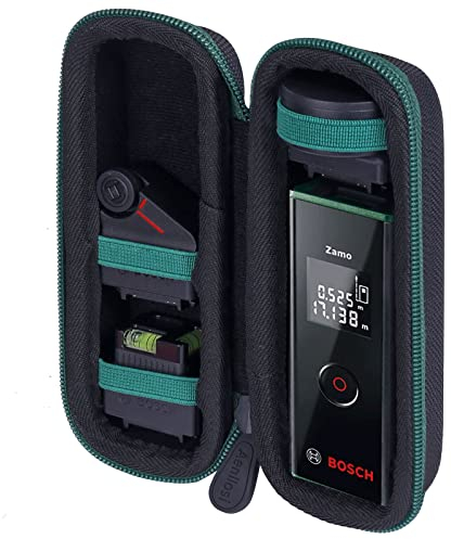 Aenllosi (nur Koffer) Hartschalenkoffer kompatibel mit Bosch Laserentfernungsmesser Zamo 3,Netztasche kann Hält Bosch Linienlaser-Adapter