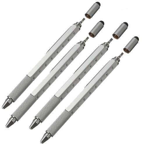 geo-Versand 4 x set kulspetspennor multiverktyg linjal vattenvagn bitsverktyg geocaching touch