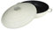 Commichef Flache Kasserolle, Auflaufform, Cremefarben, Aluminiumguss, Mit Deckel, 32cm Durchmesser, 6 Liter Fassungsvermögen, Geeignet für Backöfen und Kochfelder, XR-L32CR