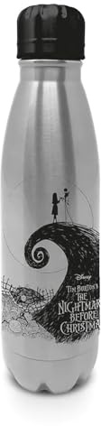 Pyramid International The Nightmare Before Christmas Metal Water Bottle - 540ml, Kids Official Merchandise