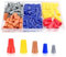 YIXISI 120 PCS Electrical Wire Connection Screw Twist Connector Cap, Closed End Cap, Spring Insert Twist Nuts Caps Screw Terminals Connection Assortment Set with Box