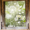 WandSticker4U®- Wiederverwendbare Fensterbilder Pusteblume selbstklebend weiß (85x60 cm) I Fenstersticker Blumen Frühling Fensteraufkleber Wohnzimmer Schlafzimmer Bad Küche Fenster Deko