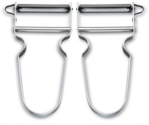2X Stainless Steel Peeler French Potato Vegetable Fruit Easy Peeler