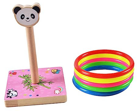 Supvox 6er Set Wurfspiel Ringe Lustiges Und Lehrreiches Für Fördert Geschicklichkeit Und Koordination Ideales Für Jungen Und ädchen Zufälliger Stil