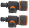 Quick Release in Line Shut Off Valve,2PCS Garden Hose Pipe in Line Tap Shut Off Valves, Valve Hose Connector,Fitting Connect Adaptor Tool Gadget