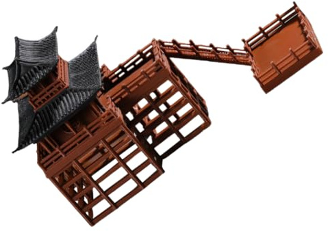 Toyvian Mini Padiglione Miniatura per Decorazione Paesaggistica Dettagliata Pavilion per Micro e Bonsai Leggero e Facile da