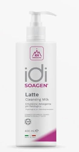 Latte Detergente Viso, Detergente Delicato per Pelli Sensibili, 400 ml, Senza Parabeni, Uso Quotidiano