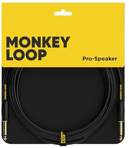 MONKEY LOOP Pro Speaker Jack Mono - Jack Mono Cable Altavoz 1,5 Metros