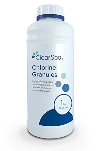ClearSpa Chlorine Granules 1kg - Suitable for Hot Tub, Spa and Swimming Pool Treatment