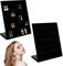 QINERSAW 2er Set Samt Ohrring Halter Organizer - Aufbewahrung Halterung Ständer für Ohrstecker Schmuckdisplay - 60 Löcher Schwarz