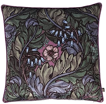 Laurence Llewelyn-Bowen - Rambleicious - Velvet Cushion Cover - 55 x 55cm in Multi
