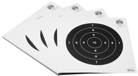 Zielscheiben *T3 ISB Target* | 26x26 cm | Karton 250g/m² | Offiziell für den ISB Verein entwickelt | Wettbewerbszielscheibe für den ISB Bewerb (100 Stück)