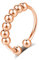 INFUSEU Anti Stress Ringe, Fidget Angstring Rosegold Ringe Verstellbar Bead Einstellbare Spinner Worry Schmuck Anxiety Ring Geschenk für Frauen Damen Mädchen