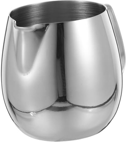 COLLBATH Tasse à Laitier Acier Inoxydable Avec Bec Verseur Pour Expresso Et Boissons Chaudes Facile à Nettoyer