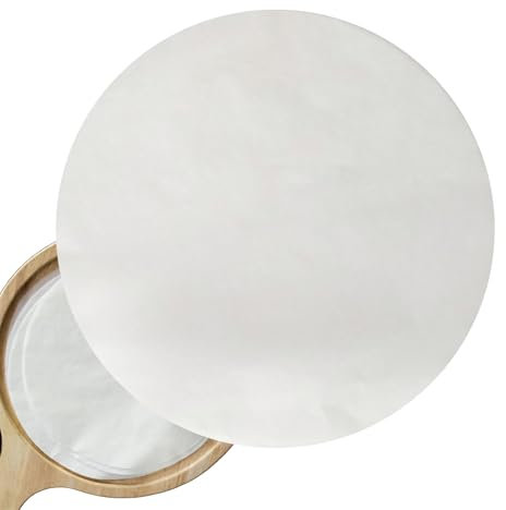 100 Pcs Cake Tin Liners - 6 Inch Round Baking Paper - Suitable for Cake tins, air Fryer, springform pan and Tortilla Press