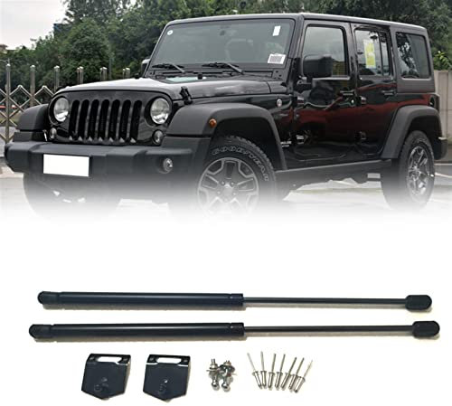 DCXXAN Supporto di Sollevamento per Cofano, Cofano, Molla, Ammortizzatore a Gas, Barra duomi idraulica, per Jeep, per Wrangler JK 2007-2017