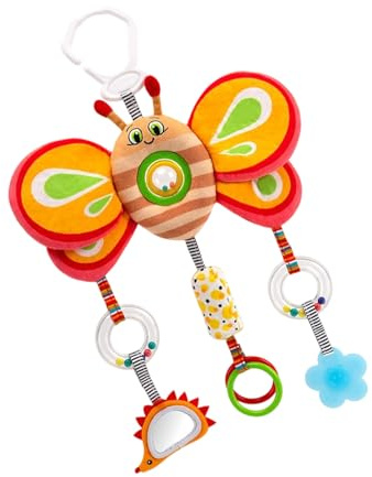 Móvil Infantil Giratorio Seguro Con Personajes De Felpa Suave Campanas Relajantes Para Desarrollo Sensorial Y Aprendizaje Temprano Juguete Educativo Con Sonido Para Bebés