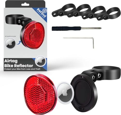 ReFind Airtag Bike Reflector, Compatible with Google Find Hub and Find My