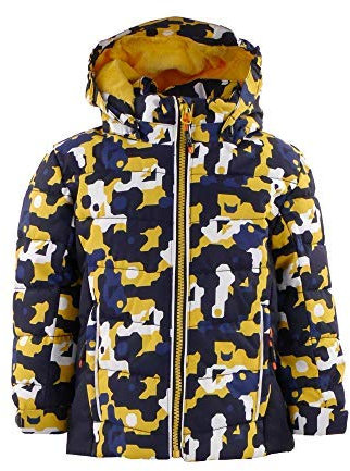 CMP Snaps Veste de ski et de snowboard pour enfant Jaune Coupe-vent, SUN-B.BLUE 03BM, 80 cm