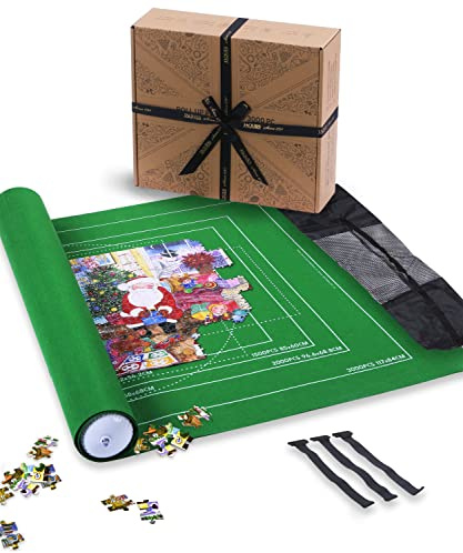 Jaques of London Jigsaw Roll Mat | 3000 Piece Puzzles | Easy to Store | Adults Jigsaws | Quality Since 1795