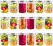 MUXHEL 18PCS Mason Jars with Lids 500ml/17 oz Leakproof Glass Jars with Silver Metal Lids Clear Wide Mouth Mason Jars Canning Jars for Overnight Oats Food Storage Cookies Nuts Candies & Beans