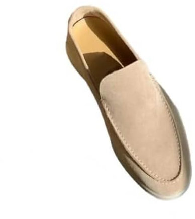 Old Money Suede Loafers (Weiß,40)