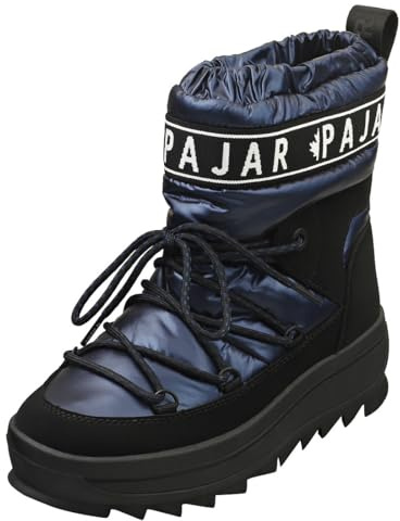 PAJAR Womens Galaxy Pull On Waterproof Snow Boot - Metallic Sapphire - 5 UK