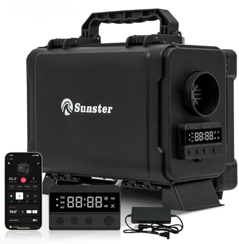 Sunster HTB1 8KW Diesel Luftheizung, 4G/5G Steuerung Standheizung Kreislauf