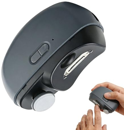 Elektrisk Nagelklippare För Seniorer - Automatisk Fingernagelslipare - med LED-belysning Säkerhetslås Elektronisk Nagelfil för Vuxna - För Vuxna, Barn och Ungdomar Manikyr och Pedikyr Tånaglar Hemmabr