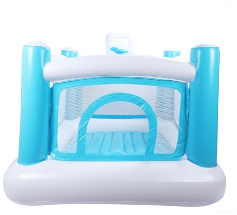 Casa di rimbalzo Castello gonfiabile gonfiabile Casetta da gioco in PVC addensato con tappetino staccabile per feste per bambini al coperto e all'aperto