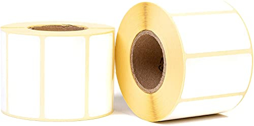 PROlac – Etiketten selbstklebend – Hochwertig & Langlebig Etiketten – Аufkleber zum Beschriften – Einfach beschreibbar – Еtiketten zum Beschriften – Kompatibel mit Etikettendruckern – Weiß – 60x30mm