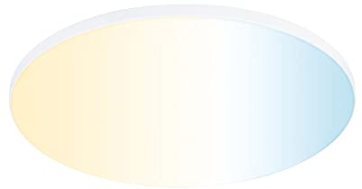Paulmann 79957 LED Panel Einbaupanel Veluna VariFit Edge 200mm rund Tunable White Weißlichtsteuerung Weiß Kunststoff Deckenleuchte