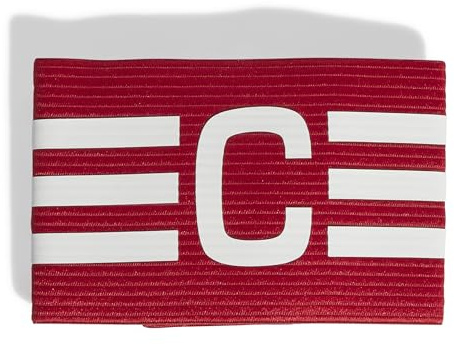 adidas TIRO LEAGUE CAPTAINS ARMBAND Unisex-Adult Red