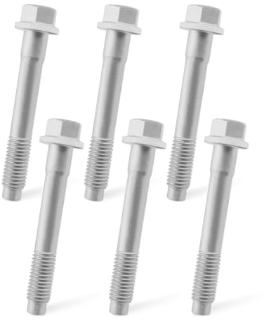 6 Pack 926-173 Front Wheel Hub Bolt Fit for Jeep Grand Cherokee 1999-2004 Fit for Jeep Wrangler 2007-2018 Hub and Bearing Mounting Bolts Replace 5012436AA 5012436AB